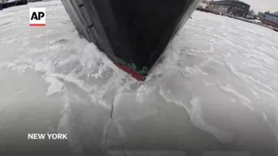 Coast Guard Keeps New York Harbor Open.