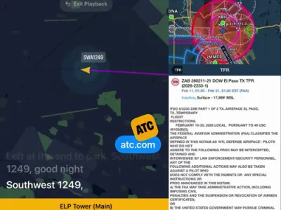 El Paso Airspace Closed Without Warning, Later Lifted by FAA.