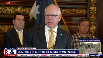 Minnesota Governor Blasts Masked Federal Agents in Crackdown.