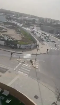 WILD FOOTAGE: Wild Street Brawl Breaks Out in Israeli City of Ofakim.