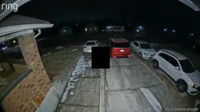 Security Footage Shows SUV Repeatedly Striking Vehicles at 3 A.M.