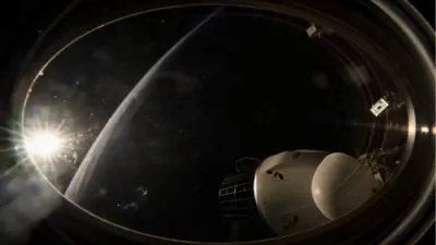 NASA Shares Dramatic Footage of Station Rotation.