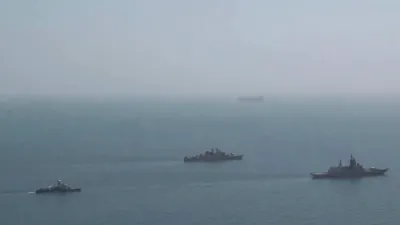 Joint Iran&ndash;Russia Naval Drills Feature Tactical Formations.