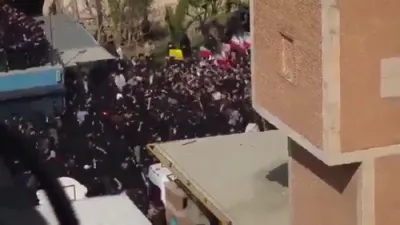 Tehran Students Clash With Basij in Anti-Regime Protest.