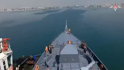 Russia and Iran Launch Naval Exercises Near Hormuz.