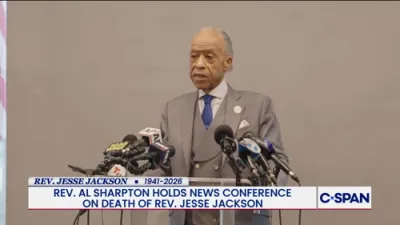 Sharpton Honors Jackson's Legacy of Civil Rights Leadership.