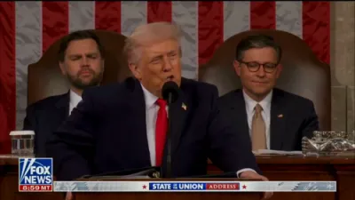 Trump Delivers and Ends the Longest State of the Union With 1-Hour-48-Minute Address.