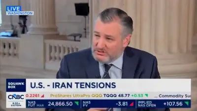 Republican Senator Ted Cruz Urges Arming Iranian Protesters Against Regime.