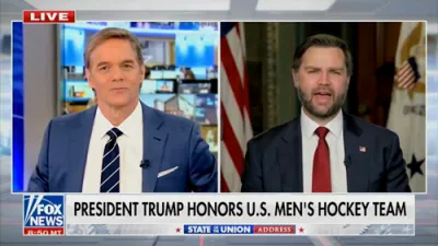 VP Vance Praises Hockey Champions as Symbol of Unity.