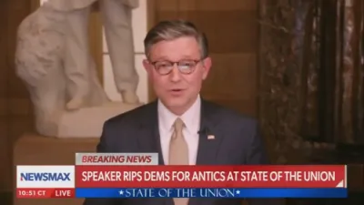 Speaker Johnson Warns Midterm Loss Could End Trump Agenda.