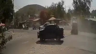 WILD FOOTAGE: CJNG Ambush Kills Six National Guard Members in Jalisco.