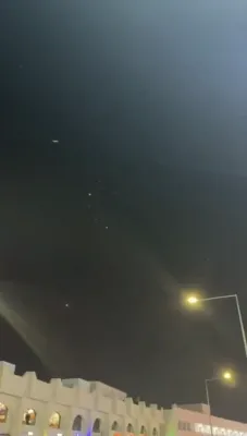 Doha Airspace Defended as Iranian Ballistic Missiles Approached.