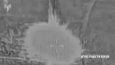 WATCH: Israeli Drone Strikes Destroy Iranian Ballistic Missile Launchers.