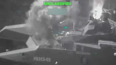 U.S. Forces Sink Iranian Warship, 20 Vessels Now Destroyed.