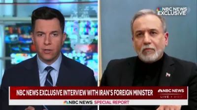 Iranian FM Araghchi Says Iran Ready for U.S. Ground War.