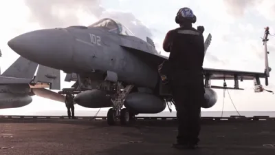 CENTCOM Releases USS Gerald R. Ford Flight Operations Footage.