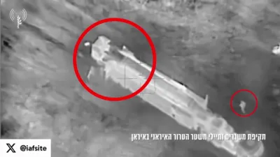 Israeli Air Force Strikes Dozens of Iranian Missile Sites.