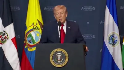 Trump Highlights Military Success at Shield of the Americas Summit.