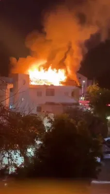Iran Launches Cluster Missile into Central Israel, Sparks Fires.