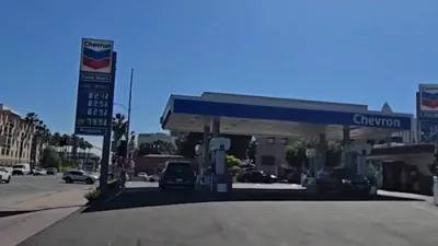 Los Angeles Driver Stunned by $8-a-Gallon Gas.