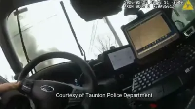 Dramatic Bodycam Shows Dig Through Snow to Reach Hydrants During House Fire.
