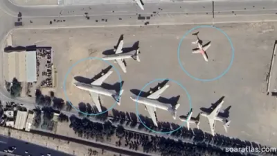 Israeli Airstrike Destroys 16 IRGC Transport Planes at Mehrabad.