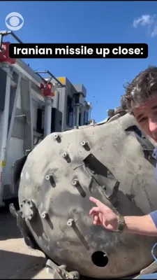Iranian Missile Debris Reveals Cluster Bomblets Over Tel Aviv.
