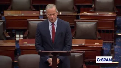 John Thune Accuses Democrats of Selective DHS Shutdown Strategy.