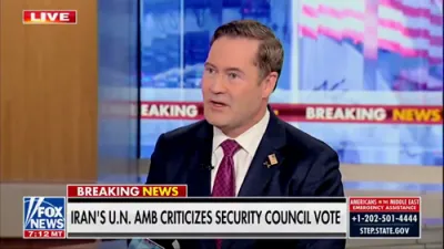 UN Ambassador Waltz Urges Gulf Unity Against Iran.