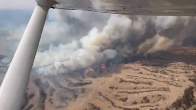 Aerial Footage Reveals Record-Breaking Nebraska Wildfires.
