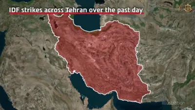IDF Launches Two Overnight Waves Against Iran Missile Sites.