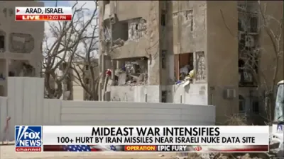 UPDATE: Arad Apartment Hit by Iranian Ballistic Missiles, Injuries Reported.