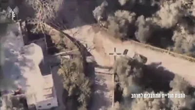 IDF Drone Hits Hezbollah Munitions Operation Swiftly.