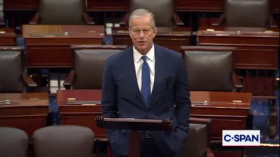 Senate Majority Leader John Thune Blasts Democrats Over Prolonged DHS Shutdown.