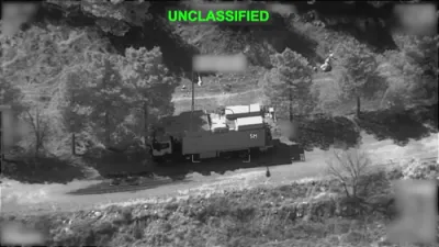 Drone Strike Footage Shows U.S. Targeting Iranian Threats.