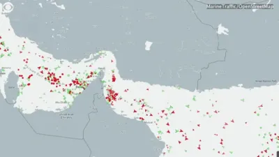 TIMELAPSE: Strait of Hormuz Sees Sharp Decline in Cargo Movement.