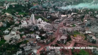 Israeli Forces Demolish Key Hezbollah Infrastructure in Southern Lebanon.
