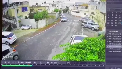 Iran's Missile Strike Flips Vehicle in Central Israel.