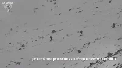Watch Israeli Troops Ski Into Lebanon in First Cross-Border Operation.