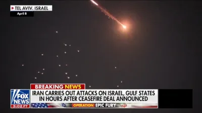 Missile Strike Hits Tel Aviv Hours After Trump Ceasefire.
