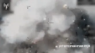 IDF Strikes Over 200 Hezbollah Targets in Lebanon.