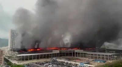 Fire Erupts at BYD Test Facility in China.
