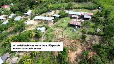 Peru Landslide Forces Mass Evacuations as Homes and Crops Collapse.