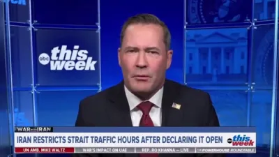 US Ambassador Waltz Says Trump Turns Tables on Iran Oil Leverage Strategy.