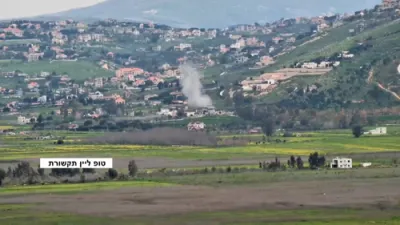 Rocket Impact Reported in Southern Lebanon During Barrage.