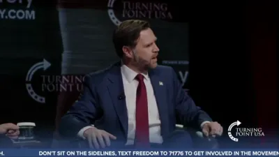 JD Vance Rebuts Heckler, Praises Trump's Gaza Ceasefire.