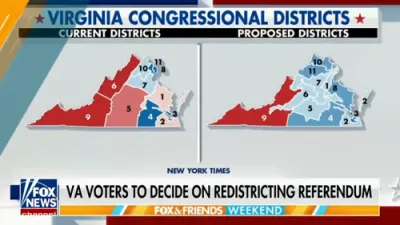 Virginia Voters to Decide Redistricting Plan That Could Shift Map to 10&ndash;1 Democratic Advantage.