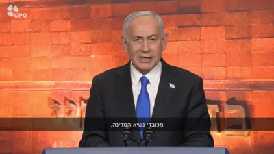 Netanyahu Marks Yom HaShoah With Strong &ldquo;Never Again" Statement.