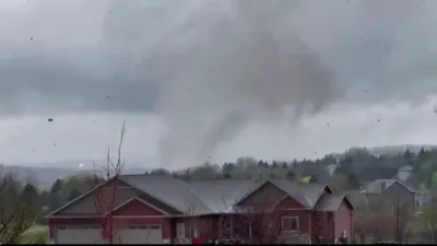 Chilling Video Shows Powerful Tornado Devastating Marion, Minnesota Area.