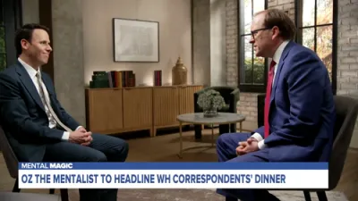 White House Correspondents' Dinner Taps Oz Pearlman as Trump Expected to Attend Ceremony.